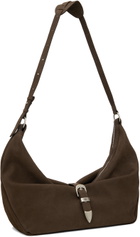 Marge Sherwood Brown Belted Bag