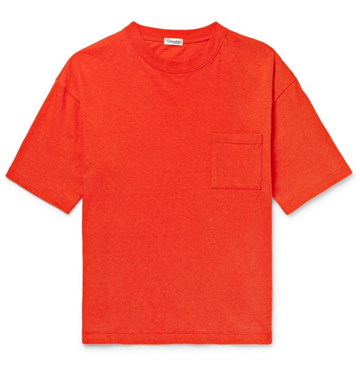 Photo: Camoshita - Cotton-Jersey T-Shirt - Tomato red