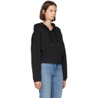 T by Alexander Wang Black French Terry Hoodie