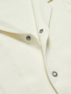 Rag & Bone - Archer Camp-Collar Jacquard-Knit Cotton Shirt - White