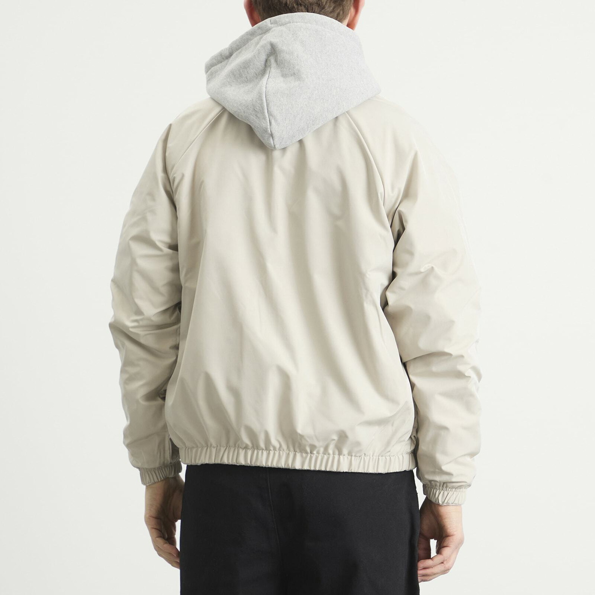 Dime Men's Reversible Chilling Fleece Jacket in Granite/Bone