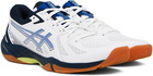 Asics White & Blue Blade FF Sneakers