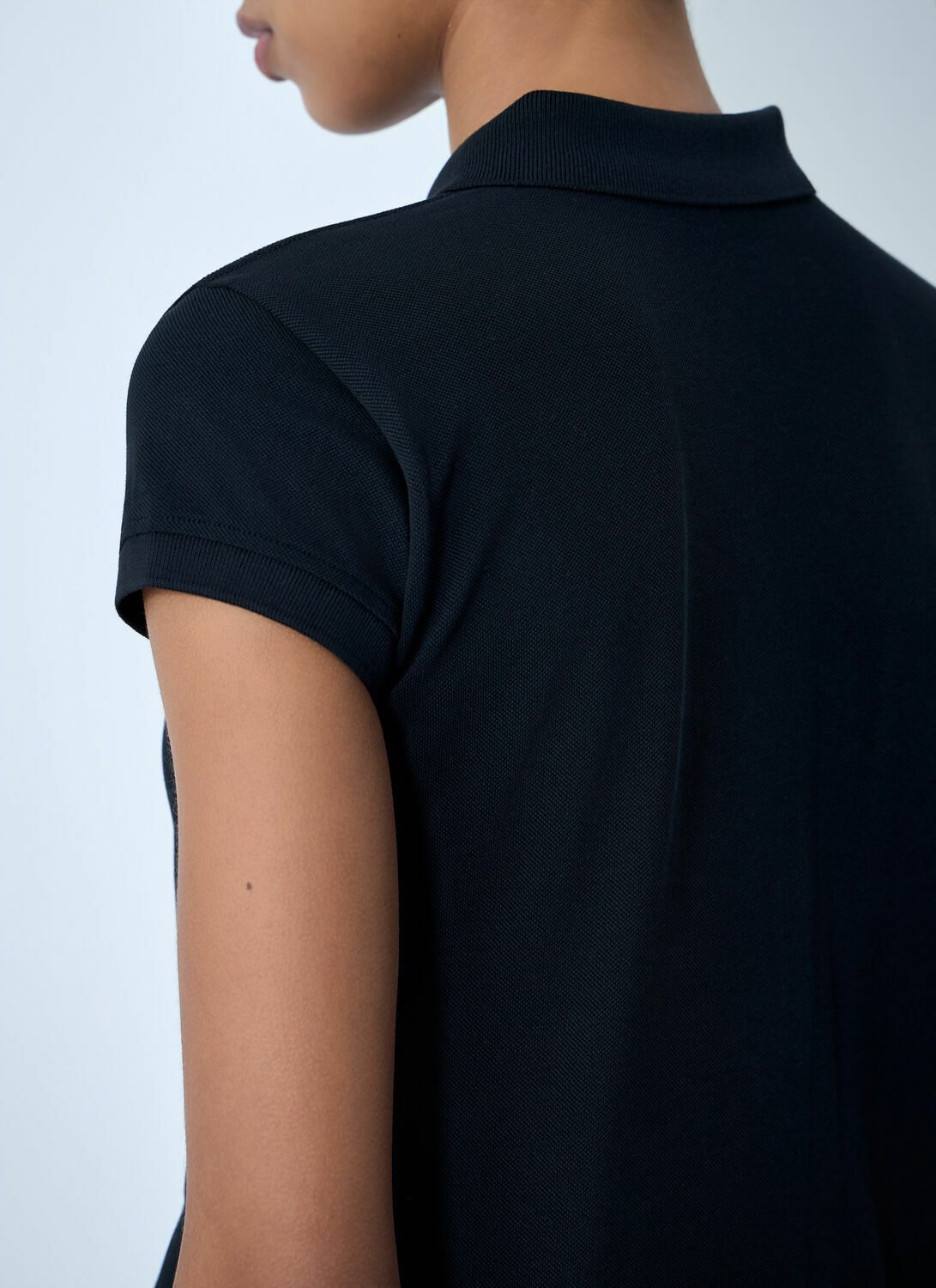 Balenciaga Cropped Polo Shirt