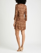 Manila Grace Womens Mini dress in Brown