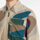 By Parra Men's The Wall Camo Jacket in Sand