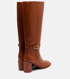 Zimmermann Eddie 70 leather knee-high boots