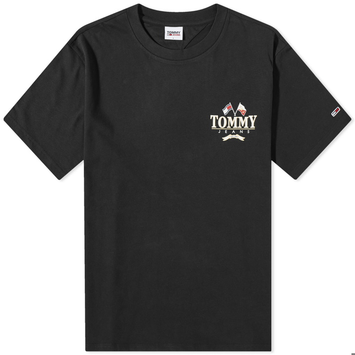 Photo: Tommy Jeans Men's Modern Prep Logo T-Shirt in Black