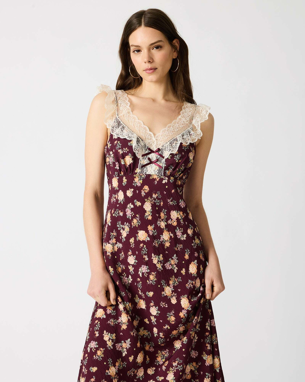 Steve Madden Lisella Dress in Wine