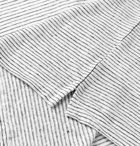Club Monaco - Striped Linen T-Shirt - White
