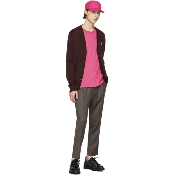 AMI Alexandre Mattiussi ピンク AMI Alexandre Mattiussi Pink Ami De Coeur T-Shirt AMI