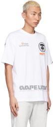 AAPE by A Bathing Ape White 'AAPE Universe' T-Shirt