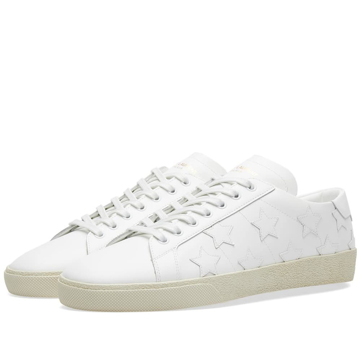 Photo: Saint Laurent SL-06 Star Court Sneaker