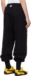 Prototypes Black '07' Cropped Lounge Pants
