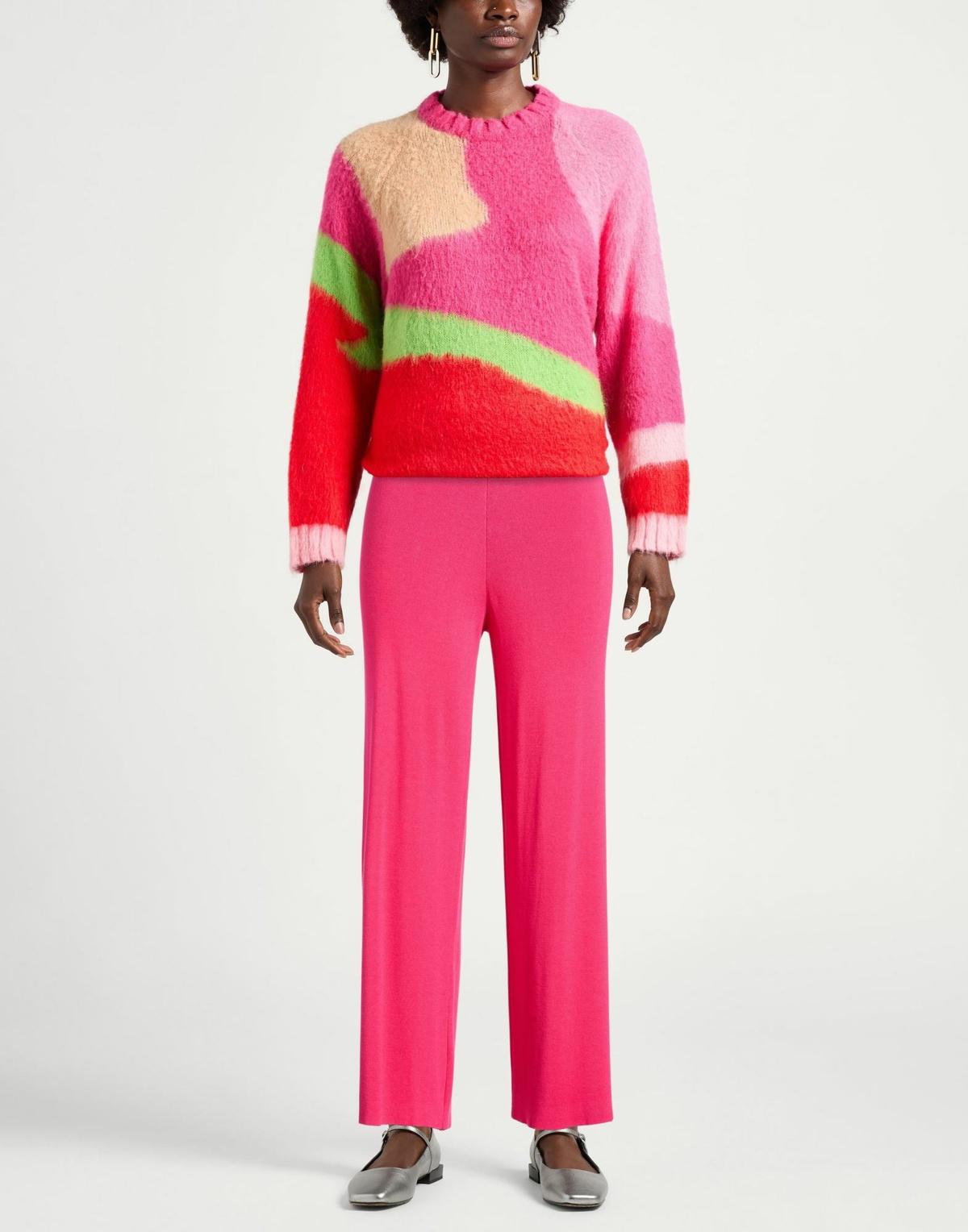 Jijil Womens Pants Fuchsia