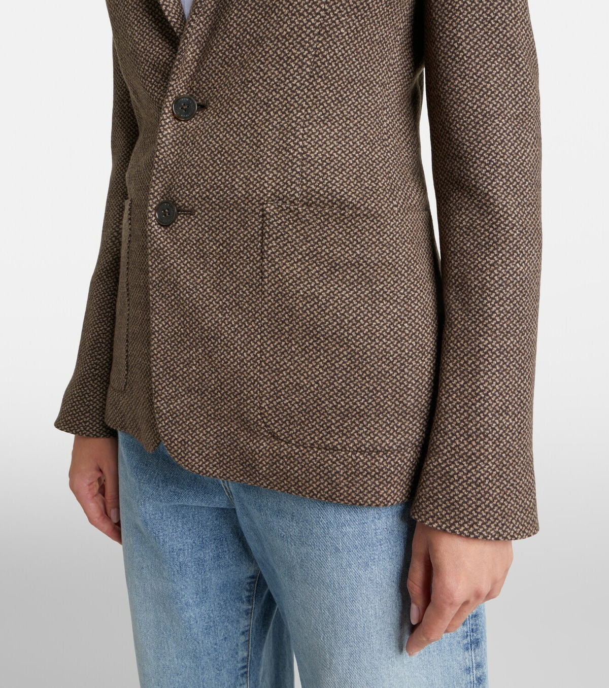 Ralph Lauren Collection Hailey wool, silk, and cashmere blazer