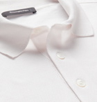 Ermenegildo Zegna - Slim-Fit Cotton-Piqué Polo Shirt - Men - White
