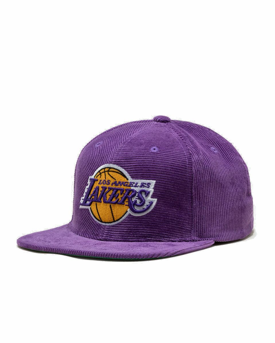 Photo: Mitchell & Ness Nba All Directions Snapback Los Angeles Lakers Purple - Mens - Caps