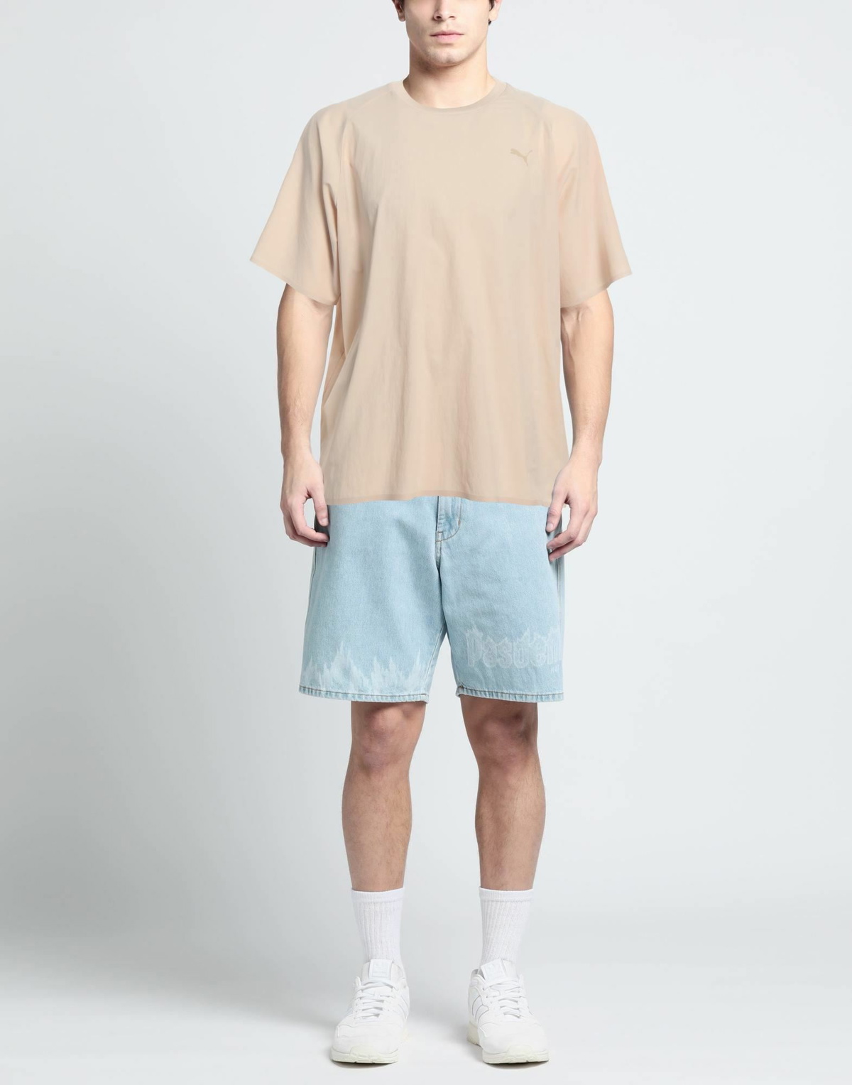 Puma Mens T-shirt Sand