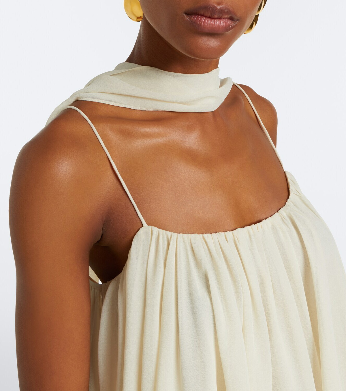De La Vali Agapito georgette top