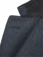 Kingsman - Conrad Slim-Fit Mélange Wool Suit Jacket - Blue