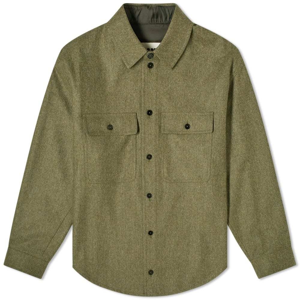 Jil Sander Plus Wool Flannel Shirt Jacket Jil Sander