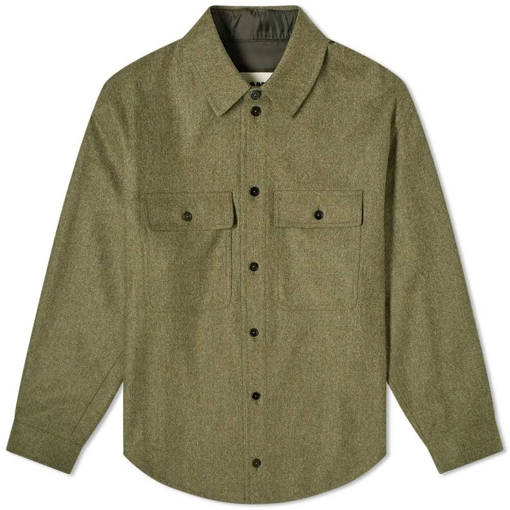 Photo: Jil Sander Plus Wool Flannel Shirt Jacket