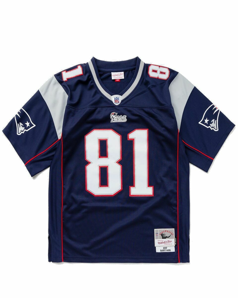 Photo: Mitchell & Ness Nfl Legacy Jersey New England Patriots 2007 Randy Moss #81 Blue - Mens - Jerseys