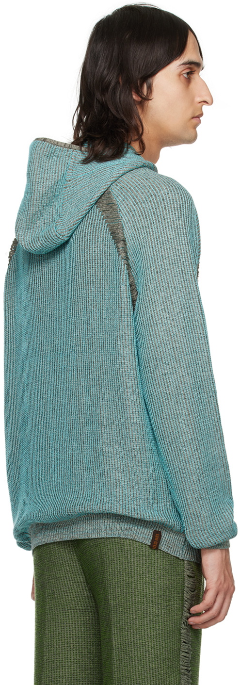 Isa Boulder Blue Slant Hoodie