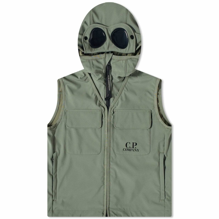 Photo: C.P. Company Undersixteen Women's Shell R Gilet in Bronze Green