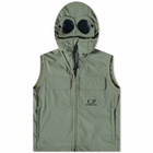 C.P. Company Undersixteen Women's Shell R Gilet in Bronze Green