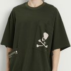 MASTERMIND WORLD Men's Multi Pocket Short Sleeve T-Shirt in Olive