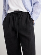 Cherry Los Angeles - Wide-Leg Linen Trousers - Black