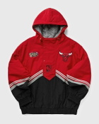 Mitchell & Ness NBA THROW IT BACK RETRO JACKET VINTAGE LOGO CHICAGO BULLS Black Mens College Jackets/Team Jacket