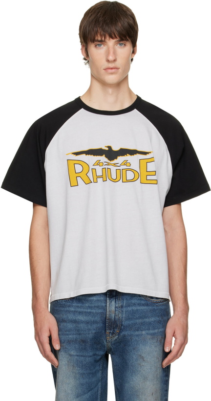 Photo: Rhude Gray 4x4 Spirit Raglan T-shirt