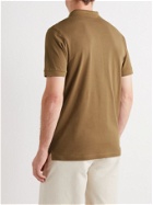 Sunspel - Pima Cotton-Piqué Polo-Shirt - Brown