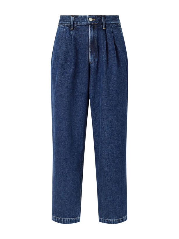 Photo: AGOLDE - Slater Straight-Leg Pleated Jeans - Blue