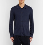 Barena - Mesola Stretch-Knit Shirt - Men - Navy