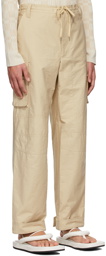 Jacquemus Beige Le Splash 'Le Cargo Giardino' Cargo Pants