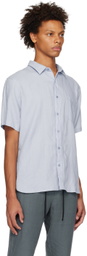 Vince Blue Pocket Shirt