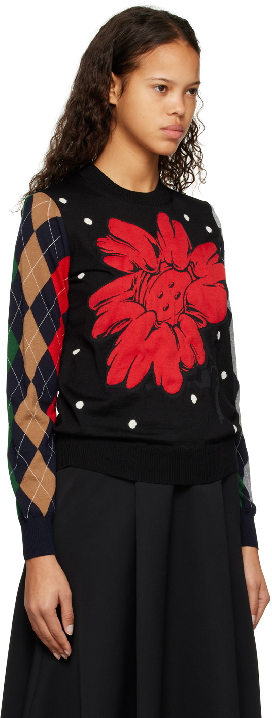 tao Black Intarsia Sweater