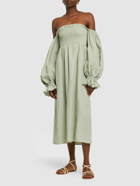 SLEEPER - Atlanta Linen Midi Dress
