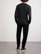 TOM FORD - Slim-Fit Cashmere, Wool and Silk-Blend Sweatshirt - Black