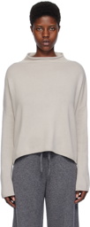 LISA YANG Gray Sandy Turtleneck