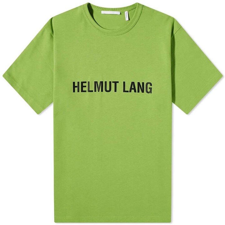 Photo: Helmut Lang Men's Logo T-Shirt in Parrot