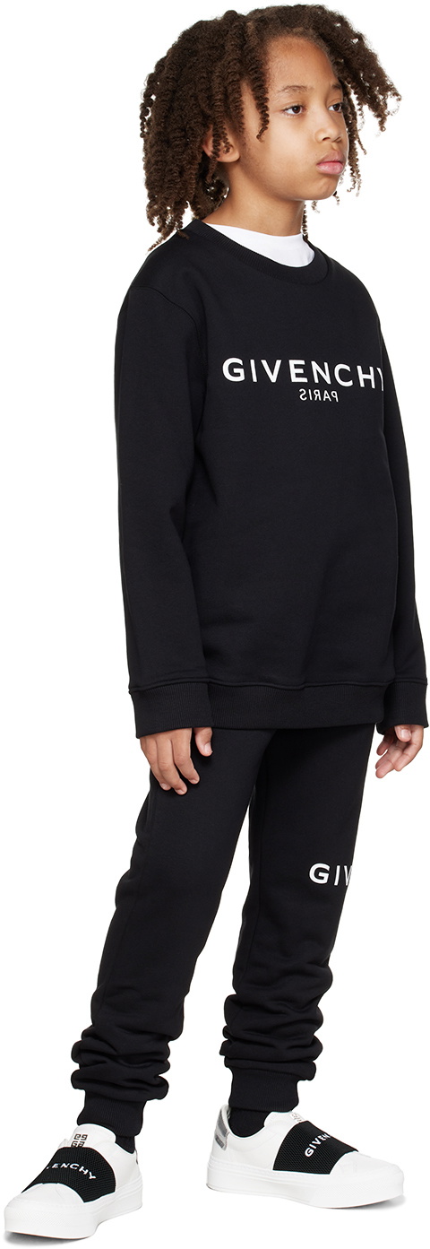 Givenchy Kids Black Printed Sweatshirt Givenchy