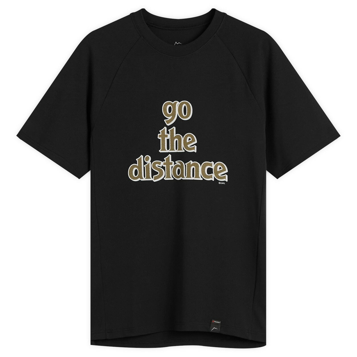 CAYL Men's Polartec Delta Graphic T-Shirt in Black