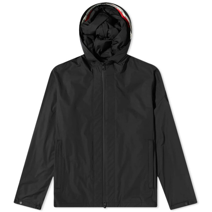 Photo: Moncler Men's Carles Ghost Logo Hooded Jacket in Black