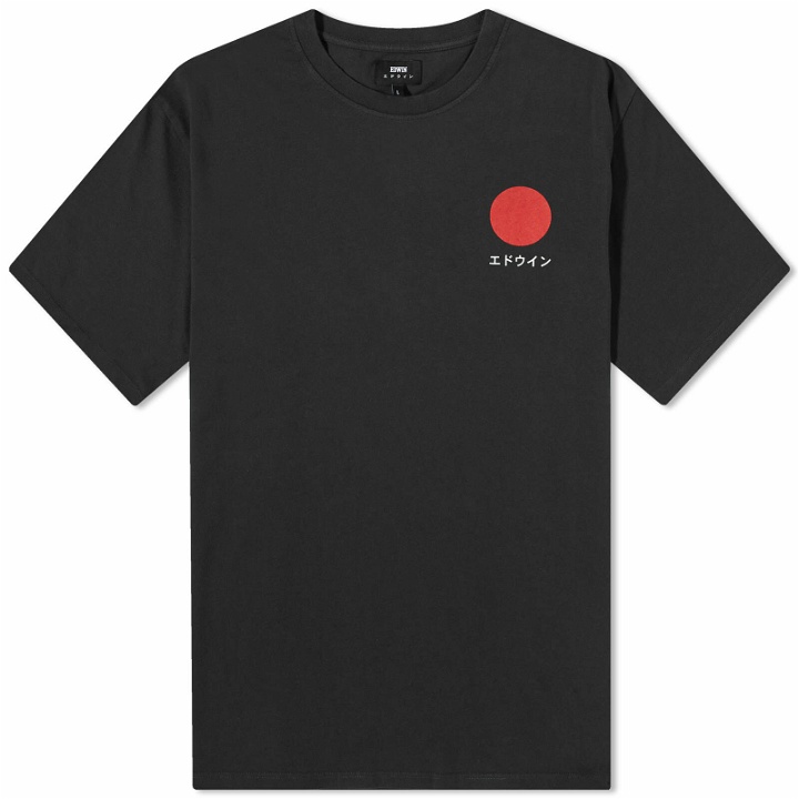 Photo: Edwin Men's Japanese Sun T-Shirt in Black