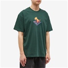 Polar Skate Co. Men's Dog T-Shirt in Dark Green