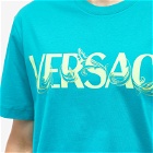 Versace Men's Logo T-Shirt in Glacier Green